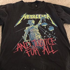 Metallica justice for all shirt